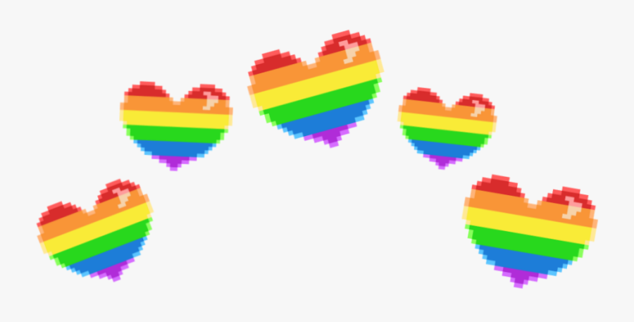 #heartcrown #crown #cute #pixel #pixelhearts #bi #gay, Transparent Clipart