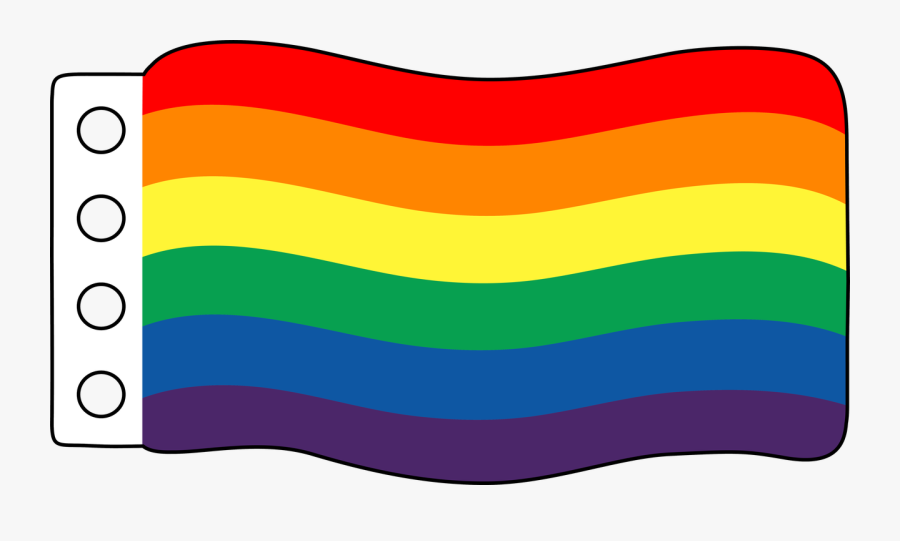 Transparent Rainbow Flag Clipart - Pride Flag, Transparent Clipart