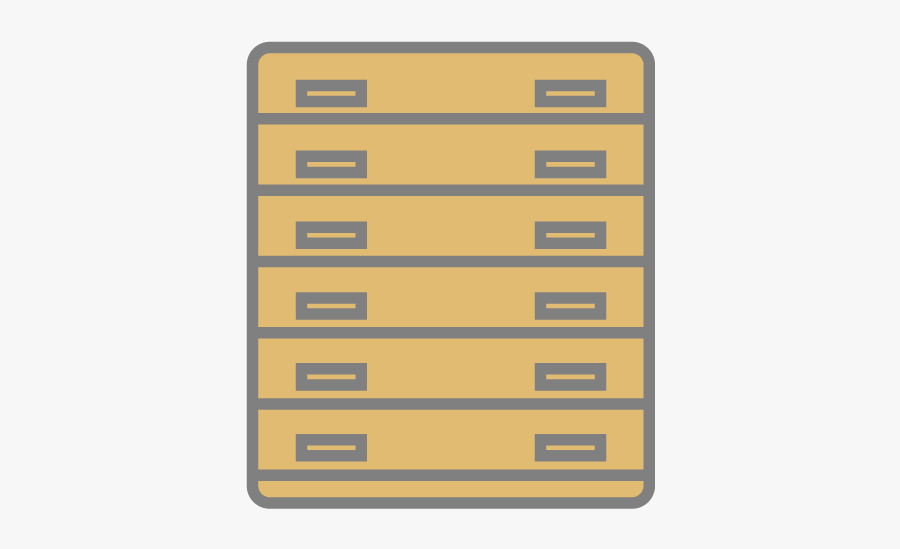 Chest Of Drawers, Transparent Clipart