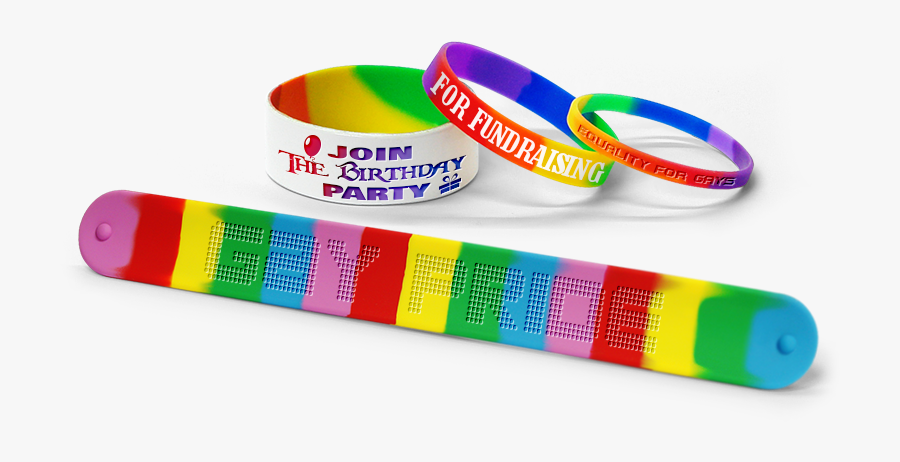 Wristbands With Rainbow Colors, Transparent Clipart
