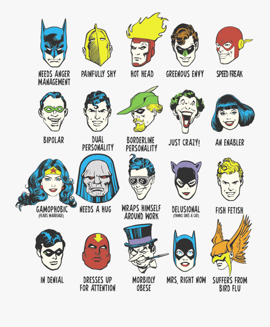 Superheroes Have Issues, Transparent Clipart