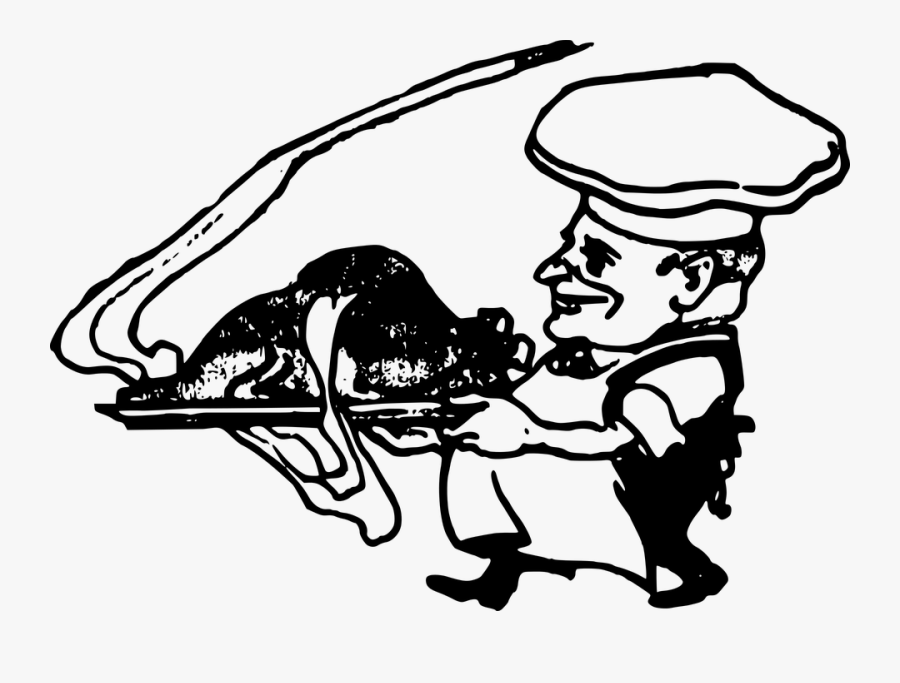 Transparent French Fries Clipart Black And White - อาหาร การ์ตูน ขาว ดำ, Transparent Clipart