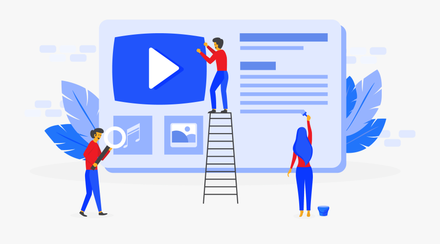 Real Estate Website For Agents - Video Marketing Illustration, Transparent Clipart