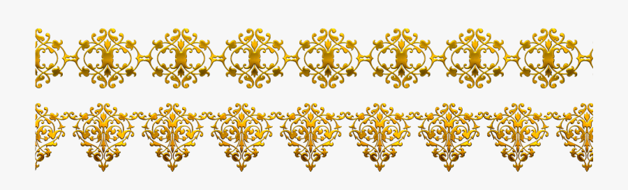 Clip Art Library Flower Pattern Transprent Png Free - Pattern Gold Vector Png, Transparent Clipart