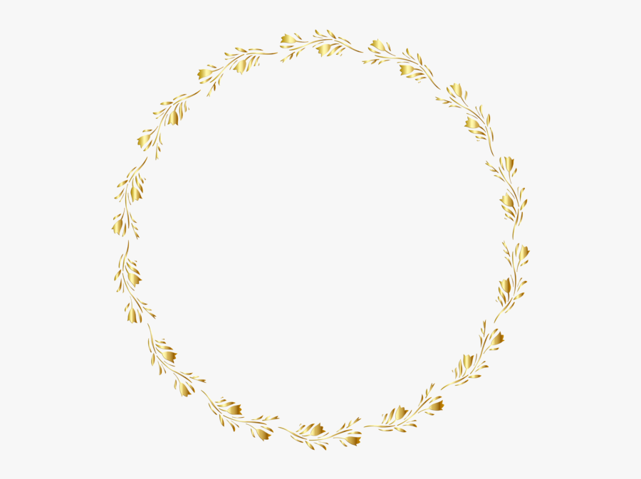 Round Border Design Gold Free Transparent Clipart Clipartkey