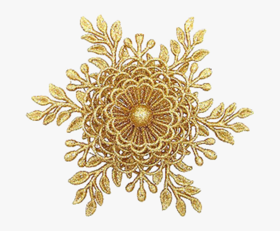 Golden Floral Border Transparent Images - Transparent Background Golden Mandala Png, Transparent Clipart