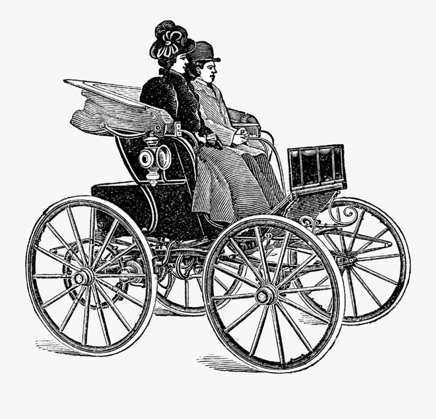 Vintage Very Old Car - Transparent Background Vintage, Transparent Clipart
