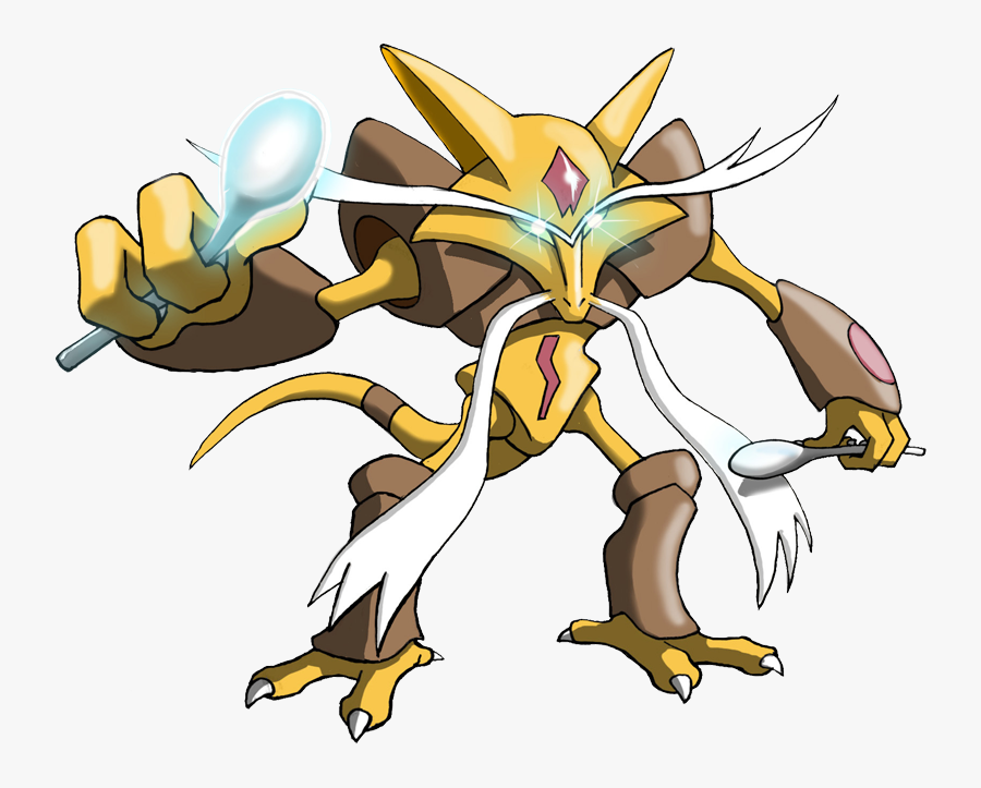 Mega Alakazam Shiny, Transparent Clipart