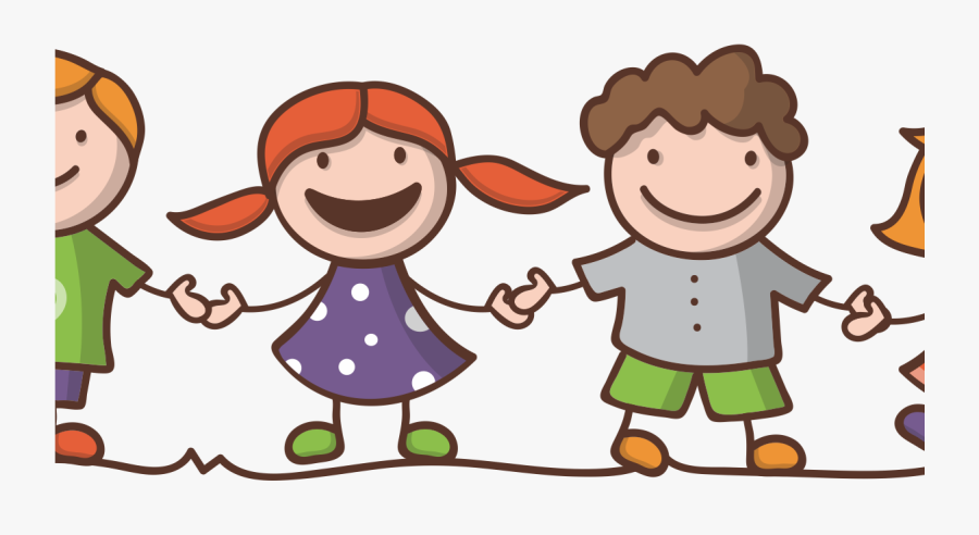 Whatsapp Dp Pic In Friends Forever - Happy Kids Holding Hand Cartoon Transparent, Transparent Clipart