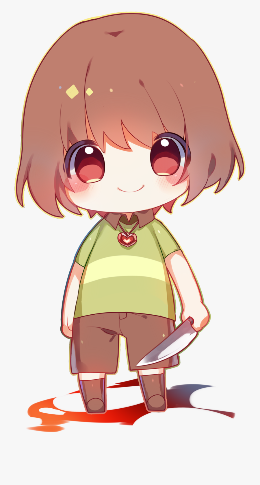 Clipart Free Library Chibi Transparent Undertale, Transparent Clipart