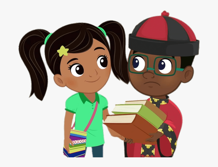Nina And A Friend - Nina's World Png, Transparent Clipart