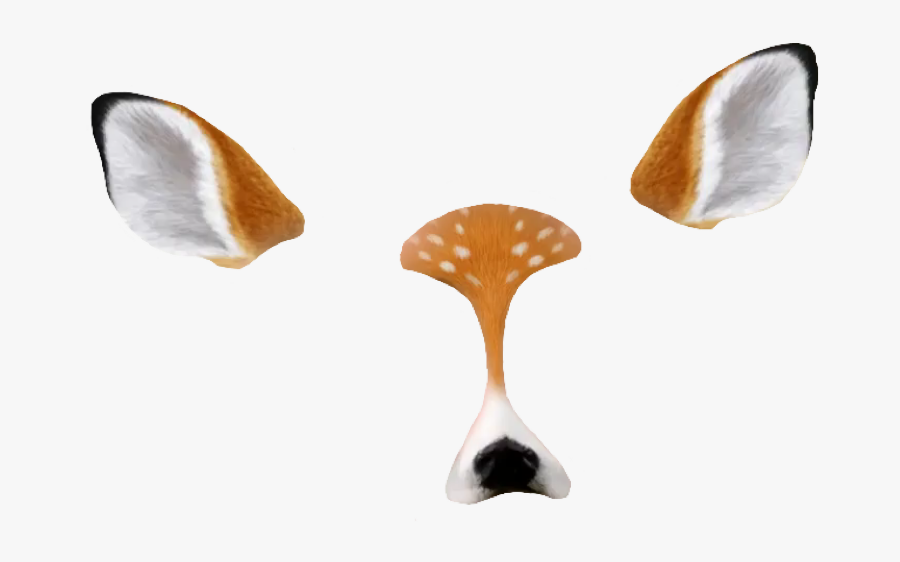 #cute #deer #ears #doe #snapchat #filter #filters #snapchatfilter - Snapchat Filter Png, Transparent Clipart