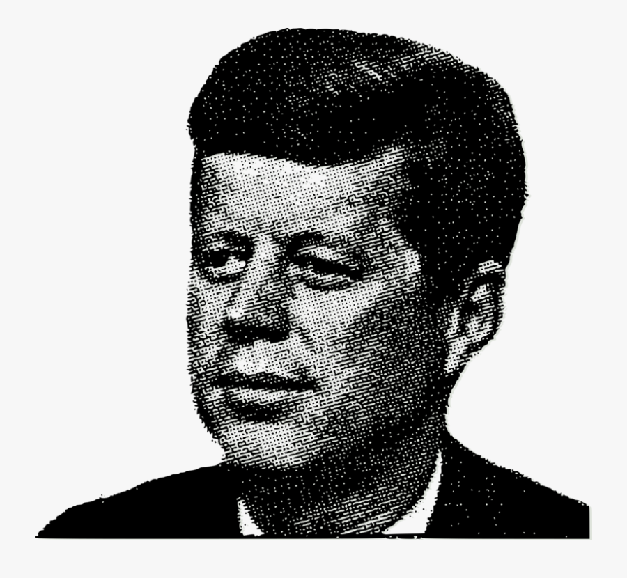 Human Behavior,head,monochrome Photography - John F Kennedy Png, Transparent Clipart
