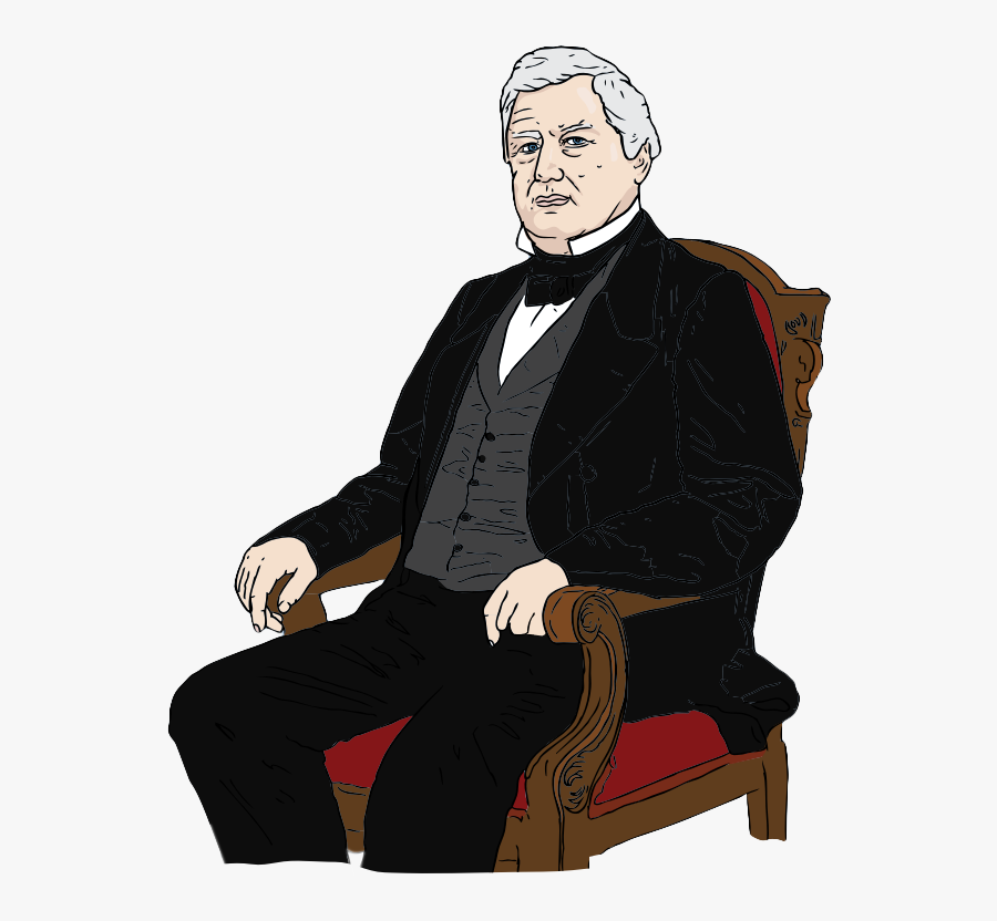 Free To Use Public Domain Presidents Clip Art - President Millard Fillmore Art, Transparent Clipart