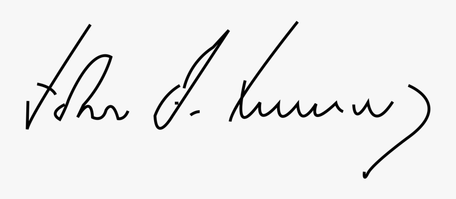 Transparent John F Kennedy Clipart - Firma De John F Kennedy, Transparent Clipart