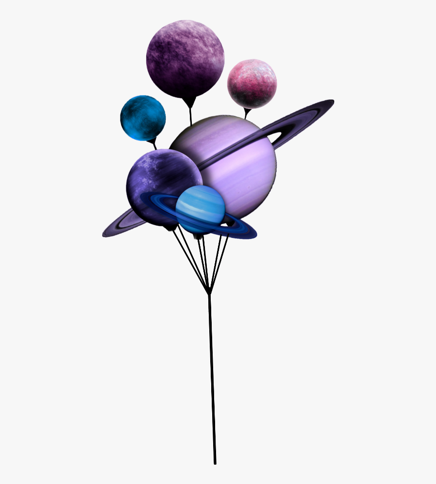 Freetoedit Space Spaceiscool Balloons Spaceballoons - Galaxy Balloon Png Transparent, Transparent Clipart