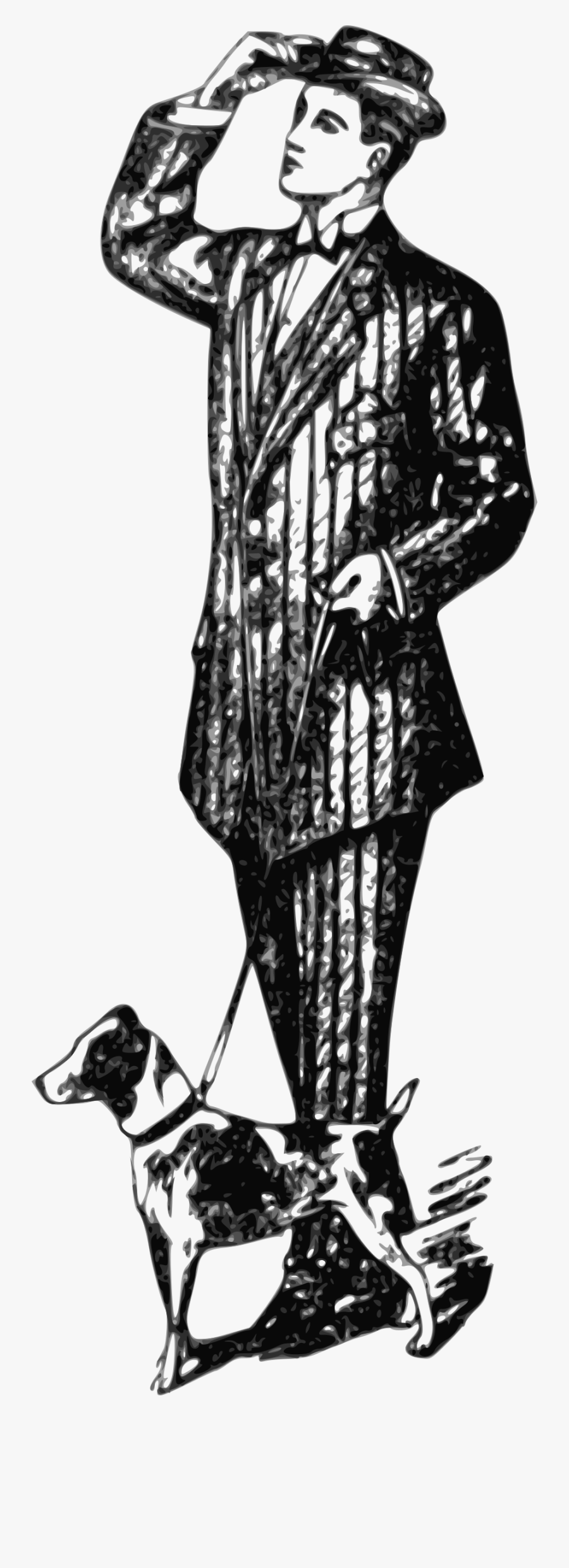 Gentleman And His Dog Clip Arts - Being Decent Is So Rare These Days, Transparent Clipart