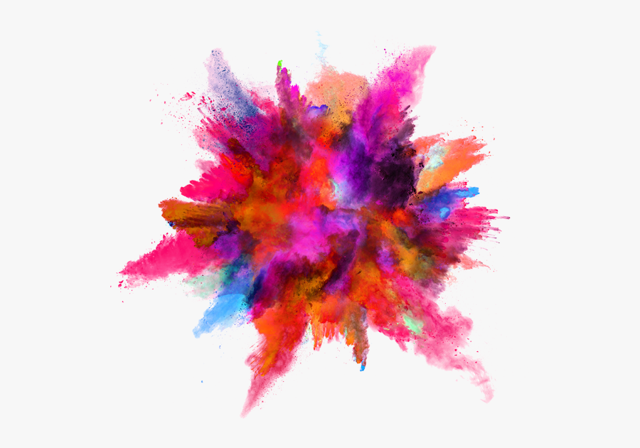 Color Splash Explosion Powder Ink Download Hq Png Clipart - Color Background Png, Transparent Clipart
