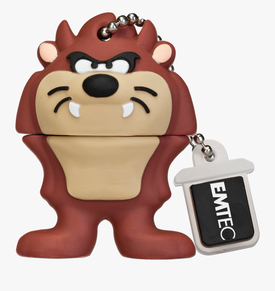 Transparent Tazmanian Devil Clipart - Emtec Usb Flash Disk, Transparent Clipart