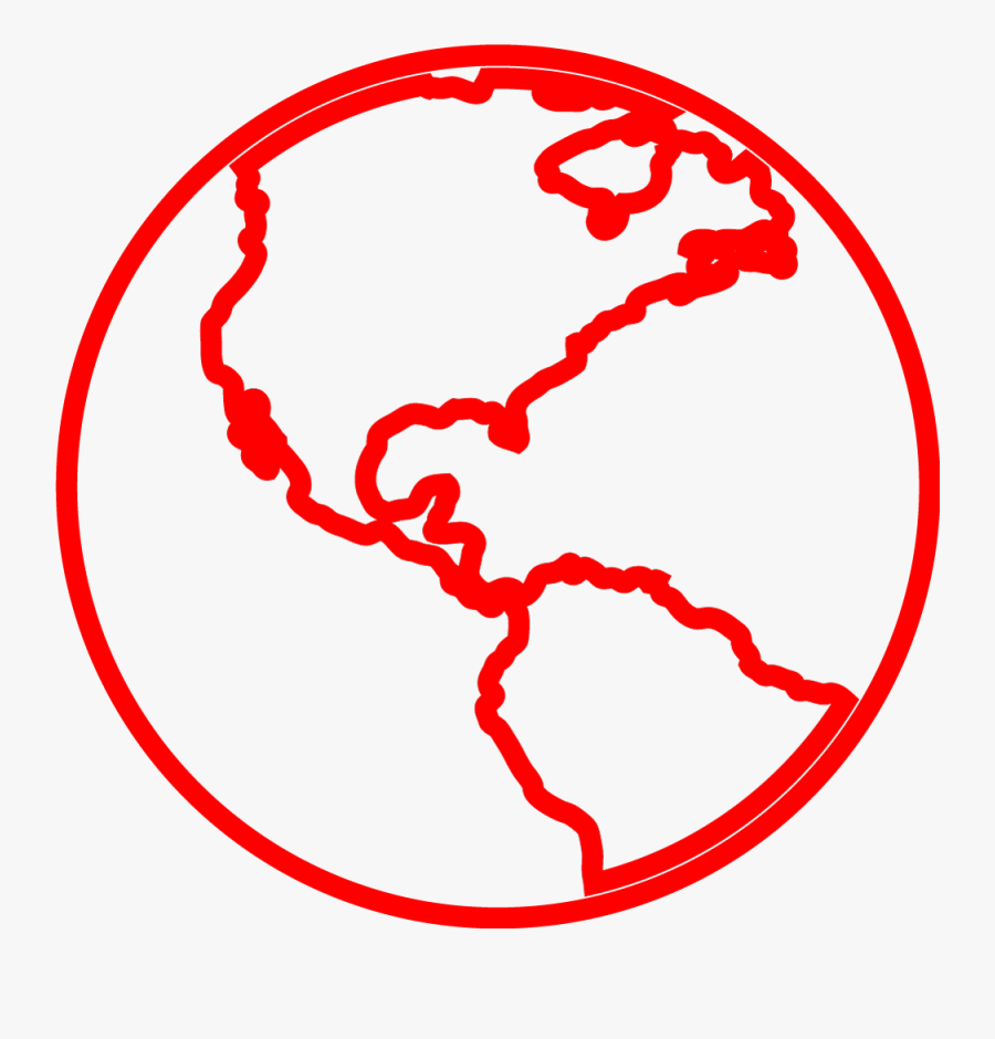 Outline Pictures Of Earth, Transparent Clipart