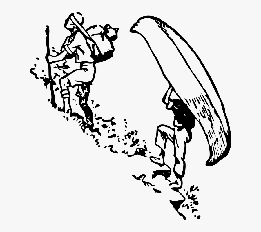 Transparent Mountain Man Clipart - Clipart Portage Canoe, Transparent Clipart