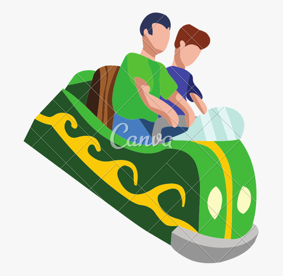 Rollercoaster Clipart Carnival - Acceleration In Physics Poster, Transparent Clipart