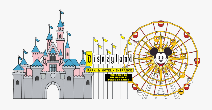 Clipart Transparent Amusement Clipart Disneyland Rides - Disneyland California Adventure Clipart, Transparent Clipart