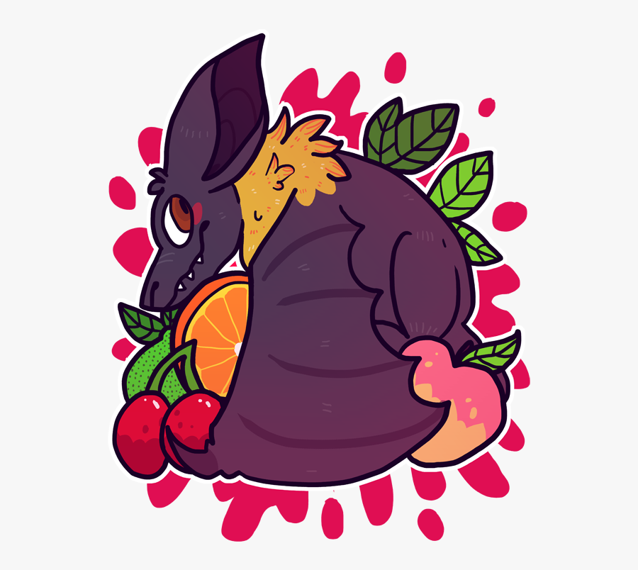 Fruit 20bat 20fixedd Small - Cartoon, Transparent Clipart
