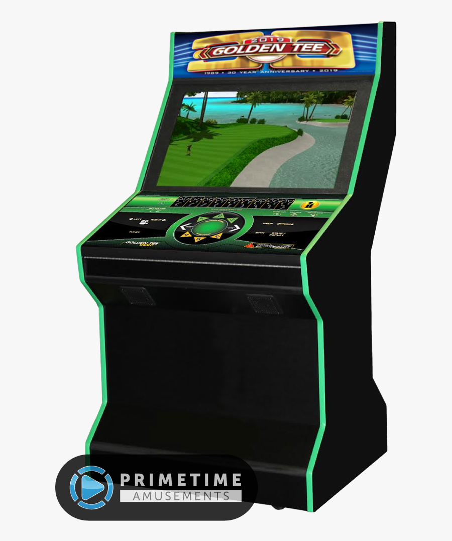 Golden Tee 2019 Home Edition, - Video Game Arcade Cabinet, Transparent Clipart