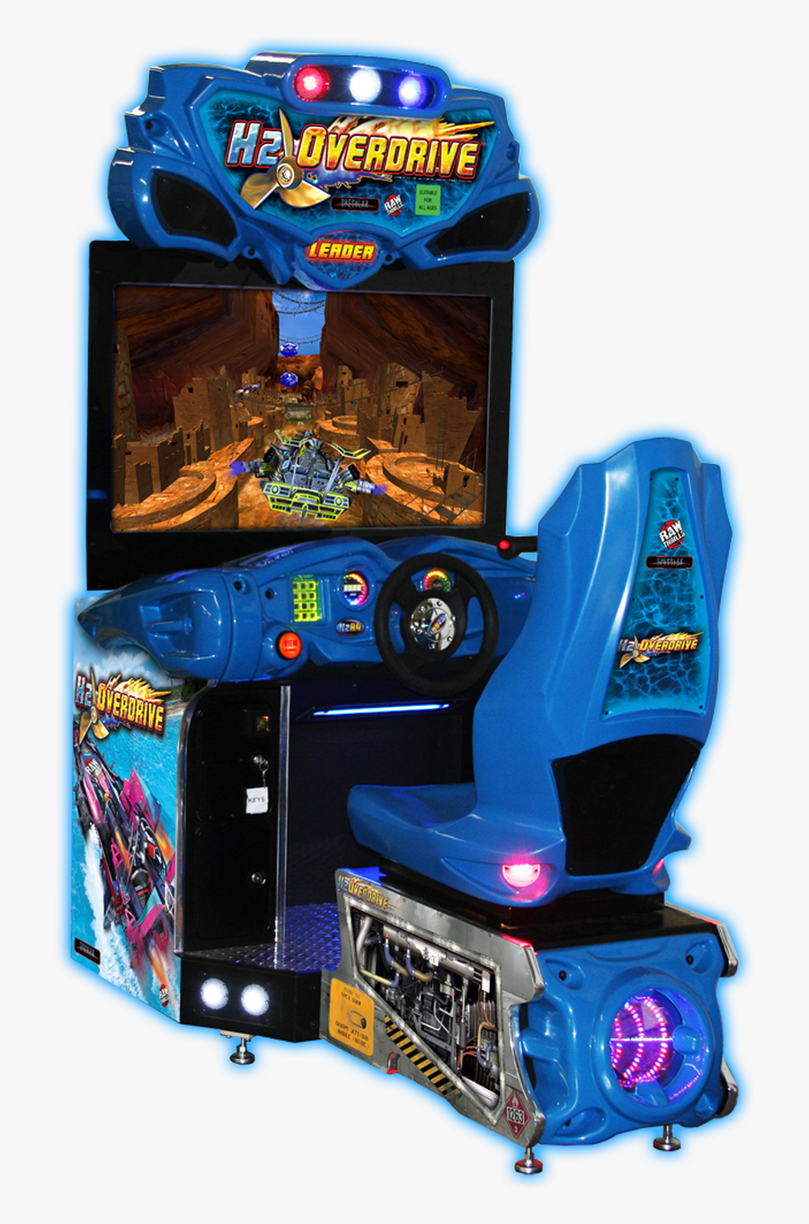 Speed Boat Arcade Game - H20 Overdrive Arcade Game, Transparent Clipart