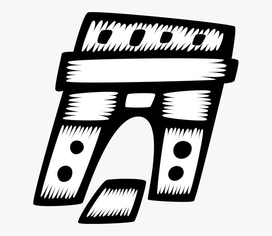 Vector Illustration Of Arc De Triomphe Triumphal Arch, Transparent Clipart