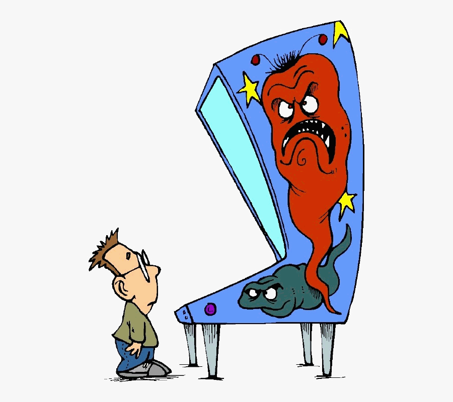 Pinball Machines And Coin-op Video Arcade Game Condition - Cartoon, Transparent Clipart