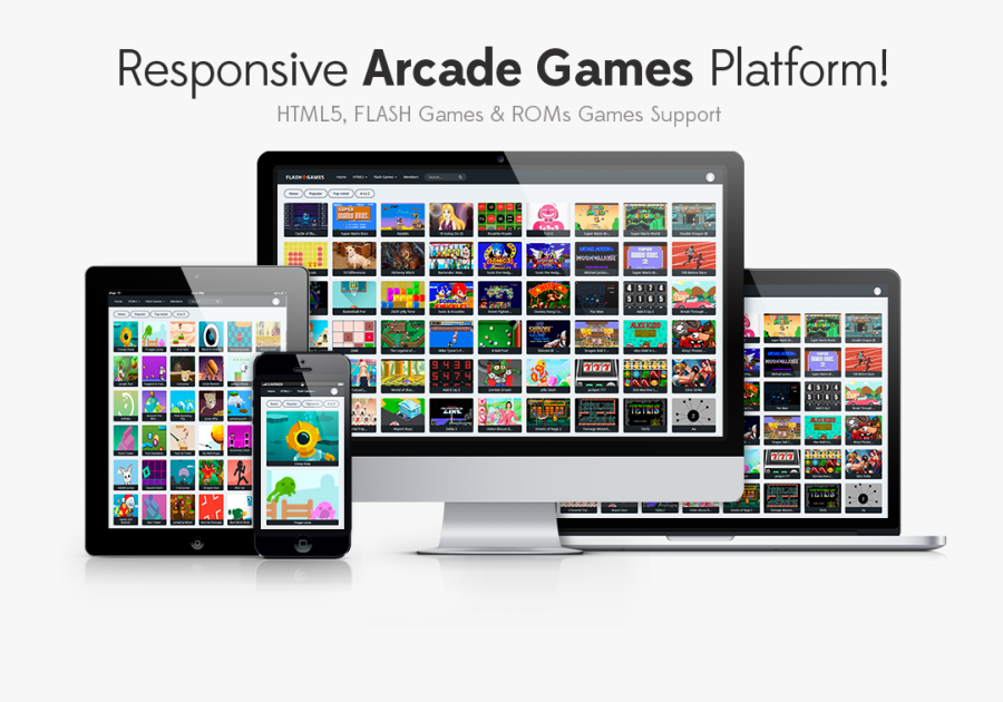Reponsive Arcade Game Platform - Arcade Scripts, Transparent Clipart
