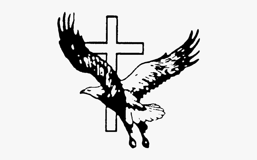 Acs Eagle With Cross, Transparent Clipart