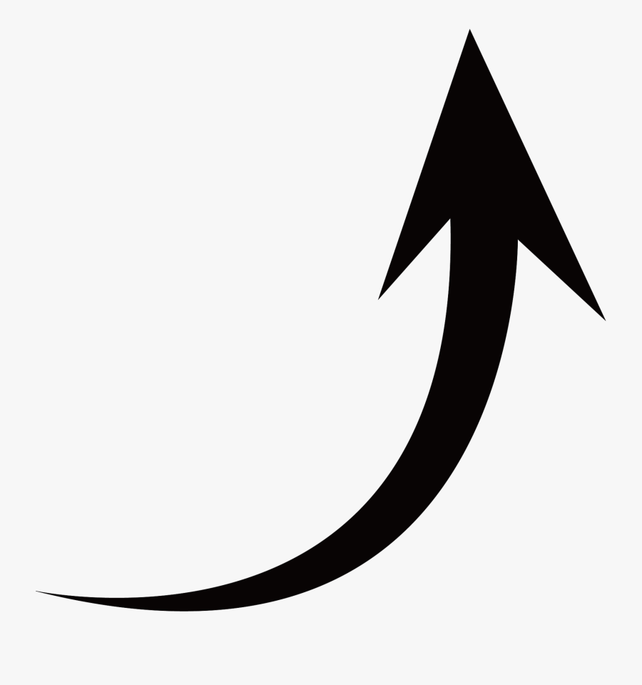 Transparent Flechas Curvas Png - Flèche Arc De Cercle, Transparent Clipart
