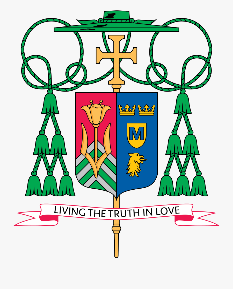 Auxiliary Bishop Coat Of Arms, Transparent Clipart