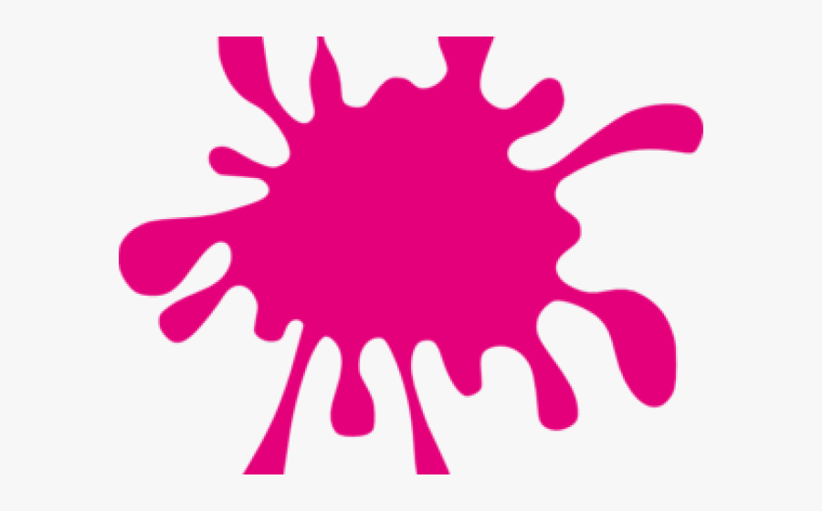 Orange Splatter Logo, Transparent Clipart