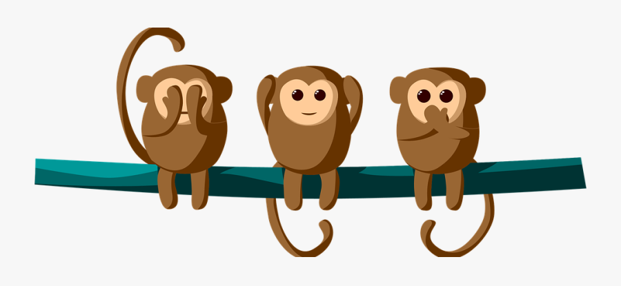 Three Monkeys Cafe Clip Art, Transparent Clipart