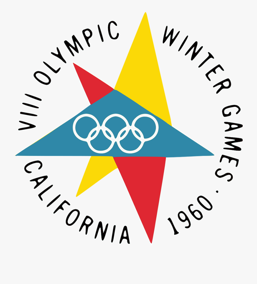 45 Olympic Logos And Symbols From 1924 To - Squaw Valley 1960 Logo, Transparent Clipart