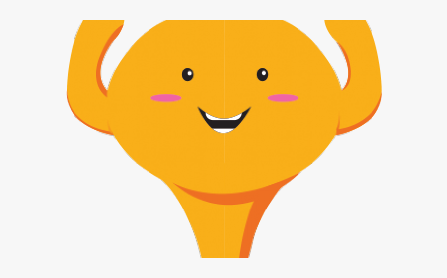 Bladder Cliparts - Happy Bladder, Transparent Clipart