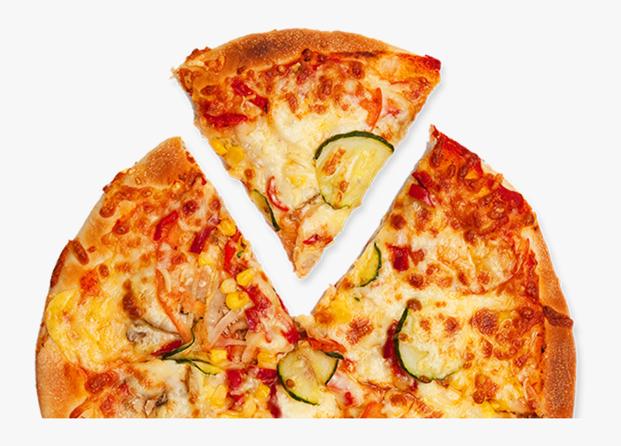 Pizza Png [fundo Transparente] - Pizza Cortada No Meio, Transparent Clipart