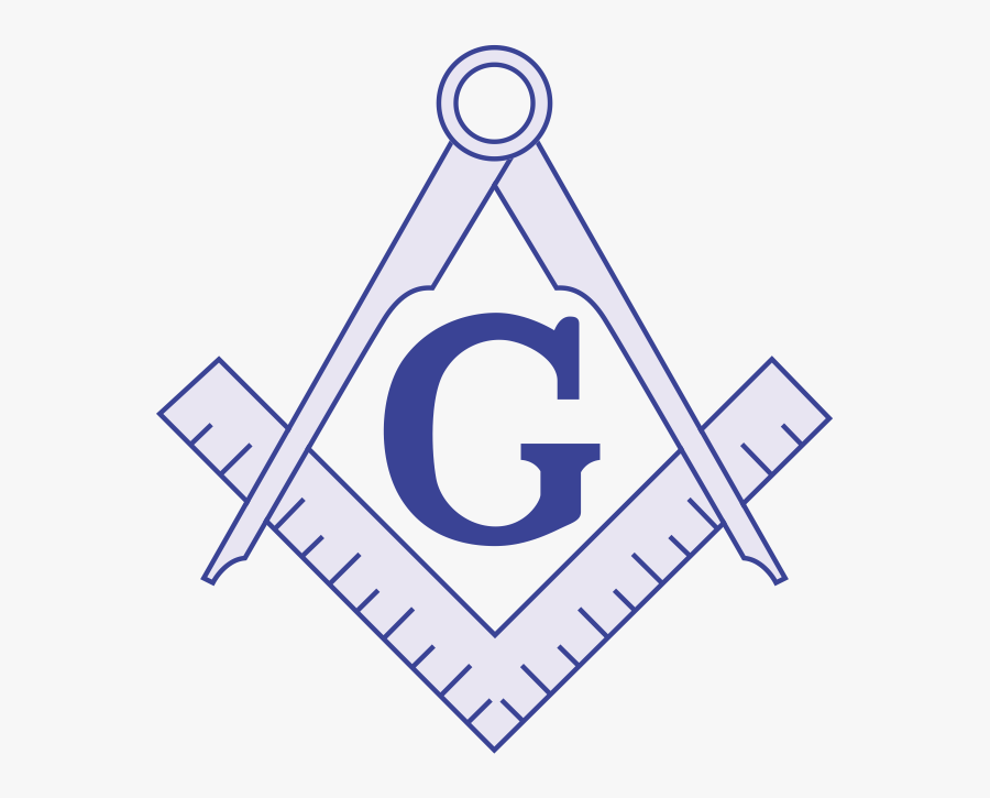 Square & Compass - Masonic Symbols, Transparent Clipart
