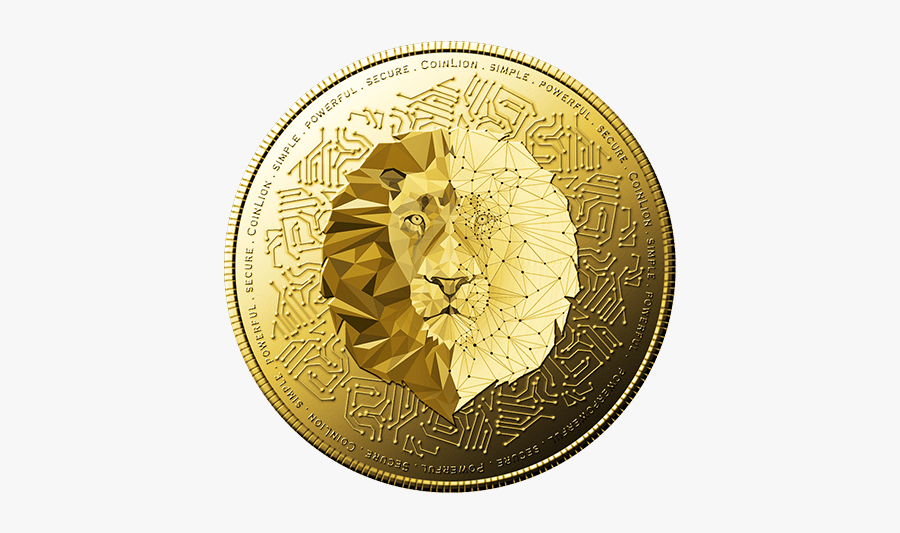 Offering Exchange Initial Blockchain Token Cryptocurrency - Lion Coin, Transparent Clipart