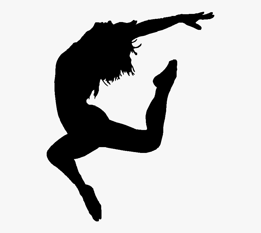 Danse1 - Silhouette Contemporary Dance, Transparent Clipart