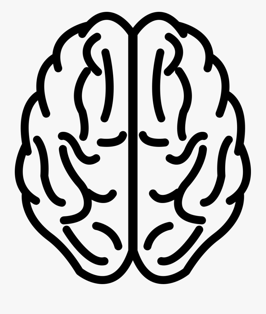 Brain Outline Png, Transparent Clipart