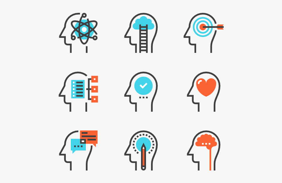 Process Icon Packs - Brain Process Icon Png, Transparent Clipart