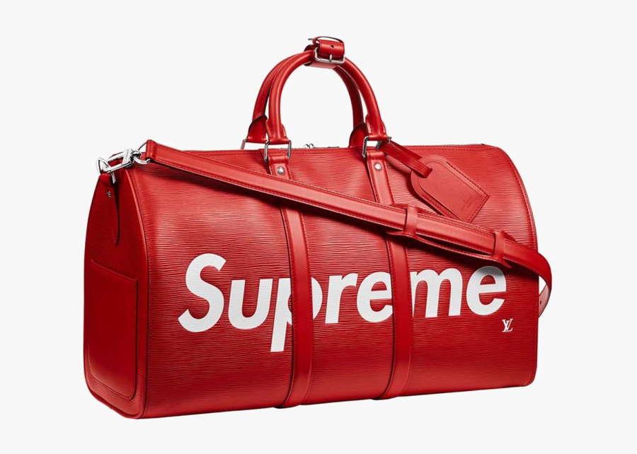 Duffel Bag Png Transparent Images - Louis Vuitton Supreme Duffle, Transparent Clipart