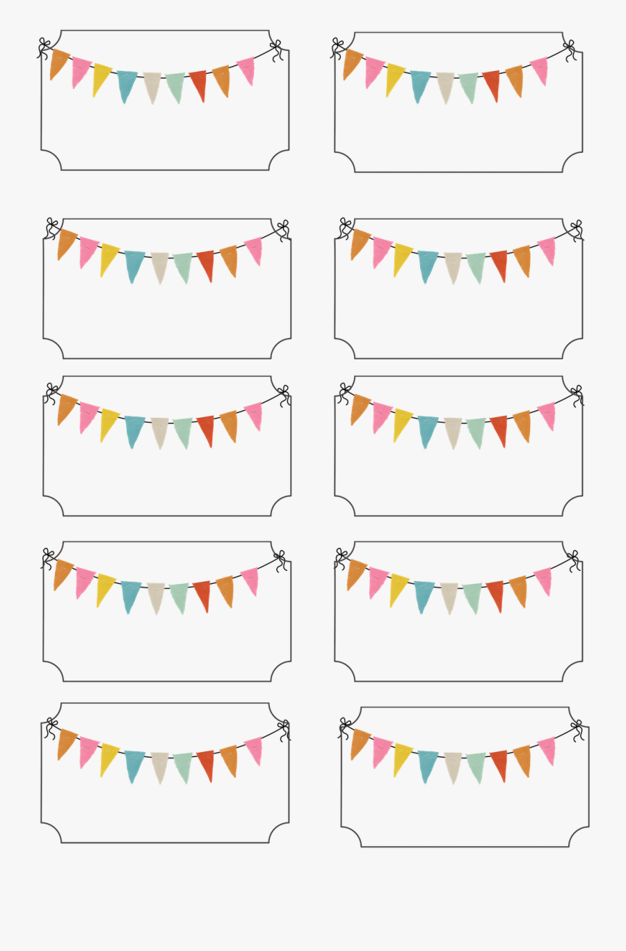 Clip Art Bringing Home Ezra More - Carnival Labels Template, Transparent Clipart