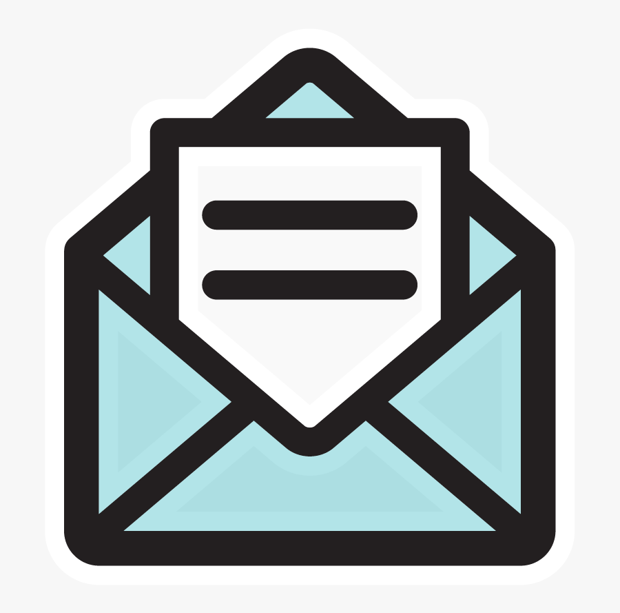 Transparent Email Clipart - Email Icon Transparent Background, Transparent Clipart
