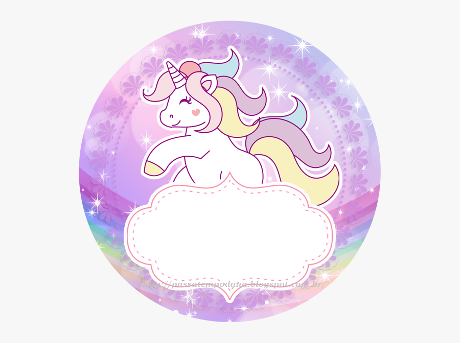 Tapes Unicornio Birthday Unicorn Party Mythology Clipart - Circle Background Unicorn Png, Transparent Clipart